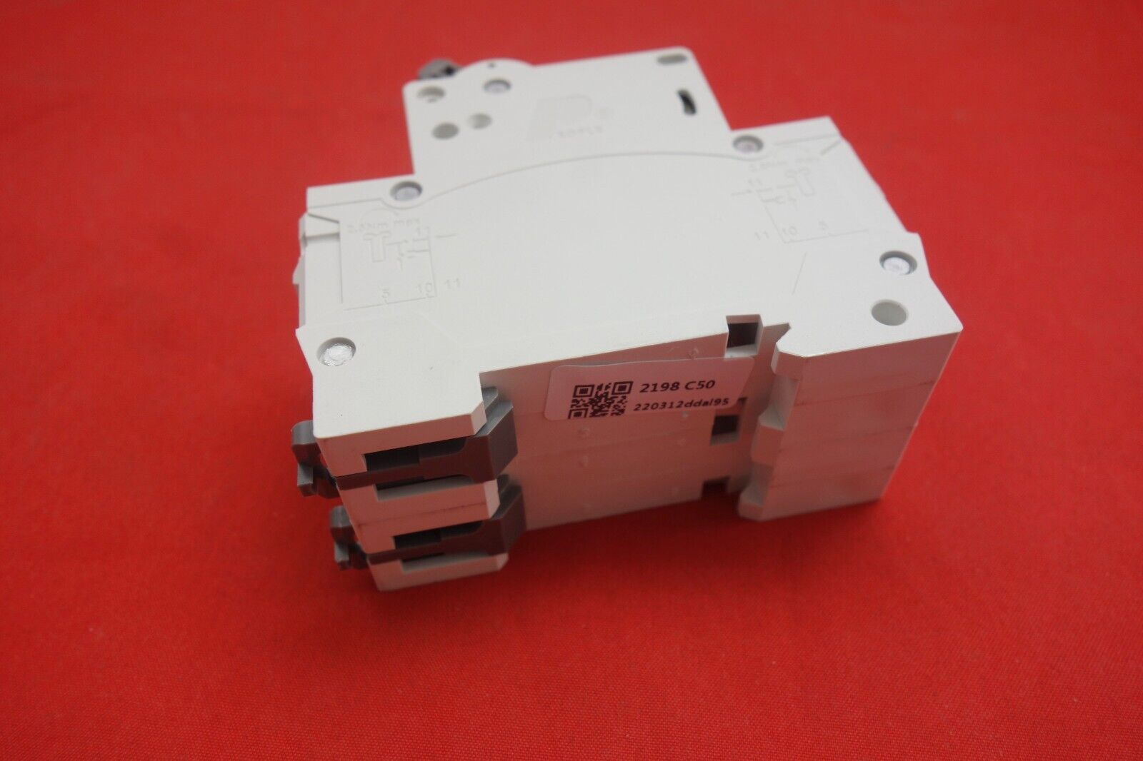 1Pc 2 Pole 50A Miniature Circuit Breaker RDB5-63 C50 6KA Breaking Capacity MCB