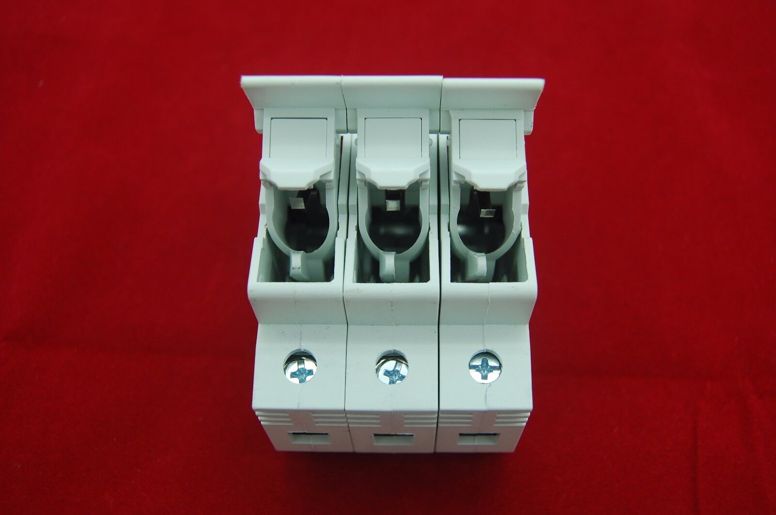 1PC 3 Pole Din Rail Mounting RT18-32 Fuse Holder for 10x38MM Fuse link
