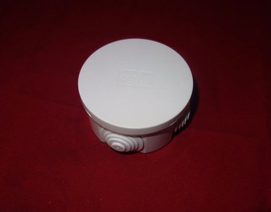 2PCS Round Plastic Waterproof Electrical Junction box 65*35mm IP56 4 cable Entry
