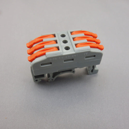 5PCS CMK Terminal block Din RAIL Mounting quick connector 32A 0.08-4MM 1/2/3/4/5