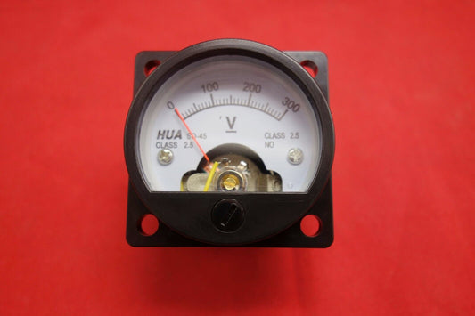 DC 0- 300V Analog Voltmeter Analogue Voltage panel meter SO45 directly Connect