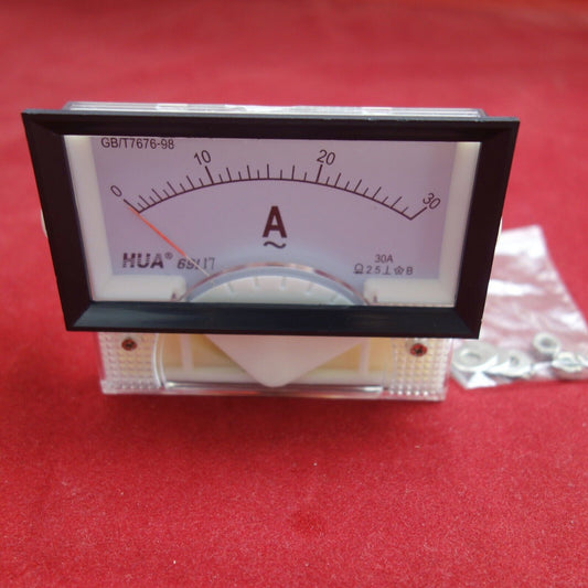 1pc AC 30A Analog Ammeter Panel AMP Current Meter 69L17 69L9 direct connect
