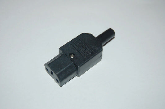 3PCS IEC C13 Female Inline Chassis Socket Plug Rewireable Mains Power Connector