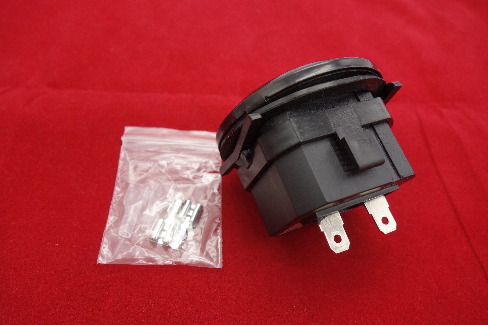 1PC Roud QUARTZ hour meter 1/10 0-99999.9  Panel Cutout Dia.50mm 100-250V AC