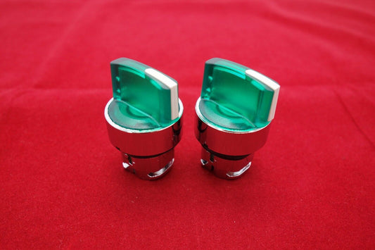 2PC 22MM Green Momentary Select selector SWITCH HEAD 3 Position FITS ZB4BK1533