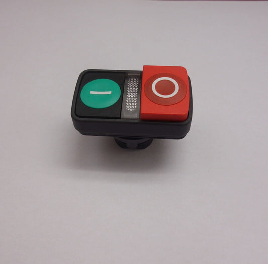 1PC 22MM Red and Green DOULE-HEADED middle light Switch head FITS ZB5AW7L3741