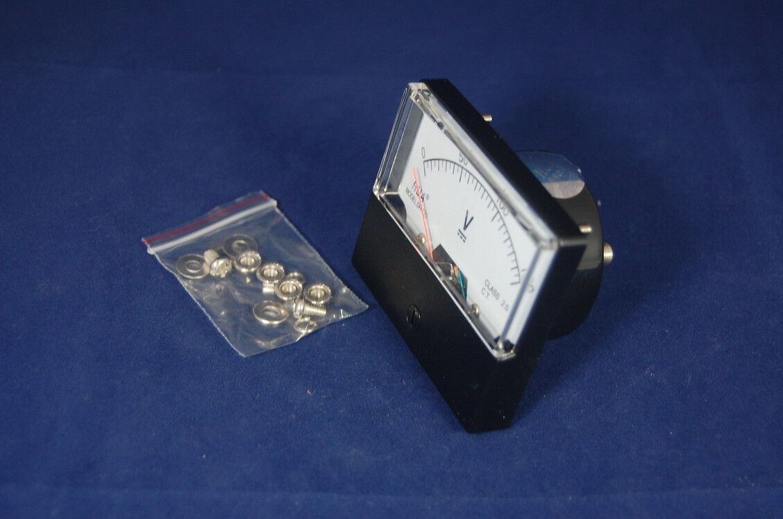 AC 0-20V Analog Voltmeter Analogue Voltage Panel Meter 60*70mm direct Connect