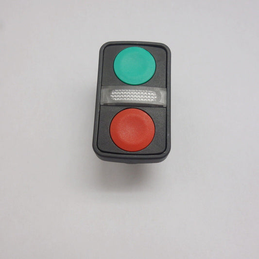 1PC 22MM Red and Green DOULE-HEADED middle light Switch head FITS ZB5AW7A3740
