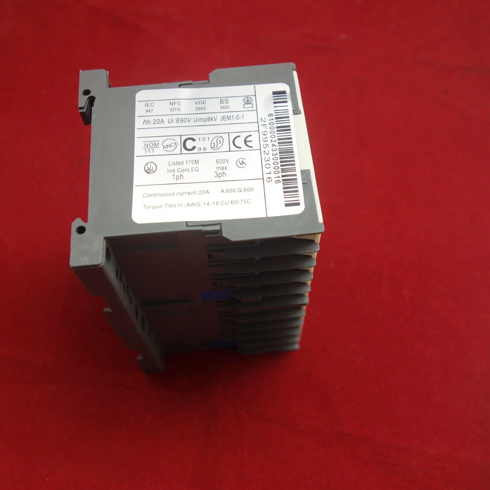 1PC Reversing FITS LC2 K1601 Mechanical Interlock CONTACTOR 16A 220V AC 50/60HZ