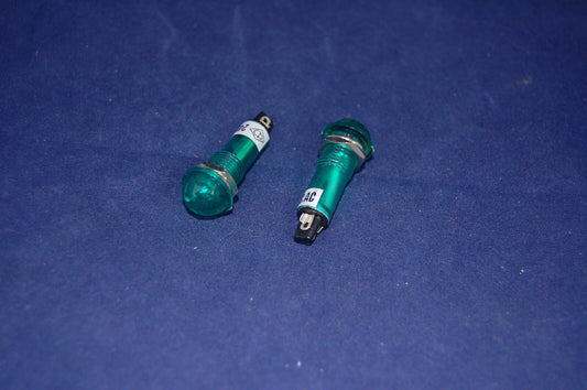 5Pcs 24VAC/DC 10mm Green Mini Plug in Incandescent  Pilot Light Fresnel Dome Cap