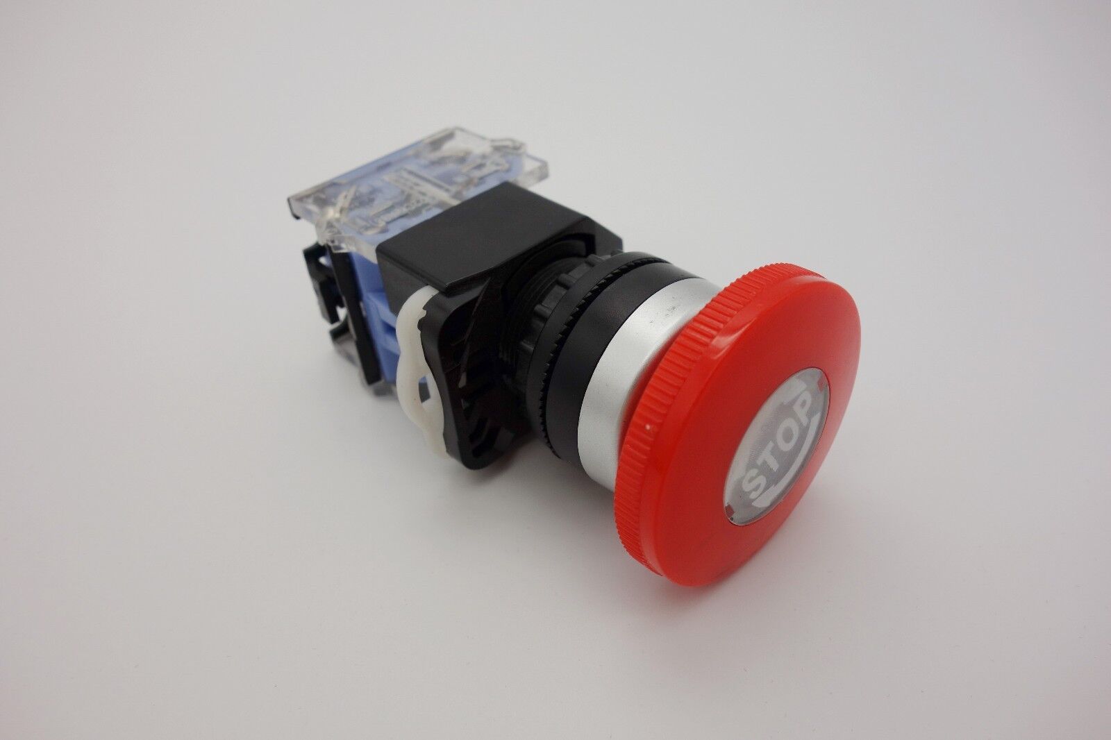 1PC 22mm Twist Release Emergency Stop Mark Mushroom 40mm  Push Button Switch