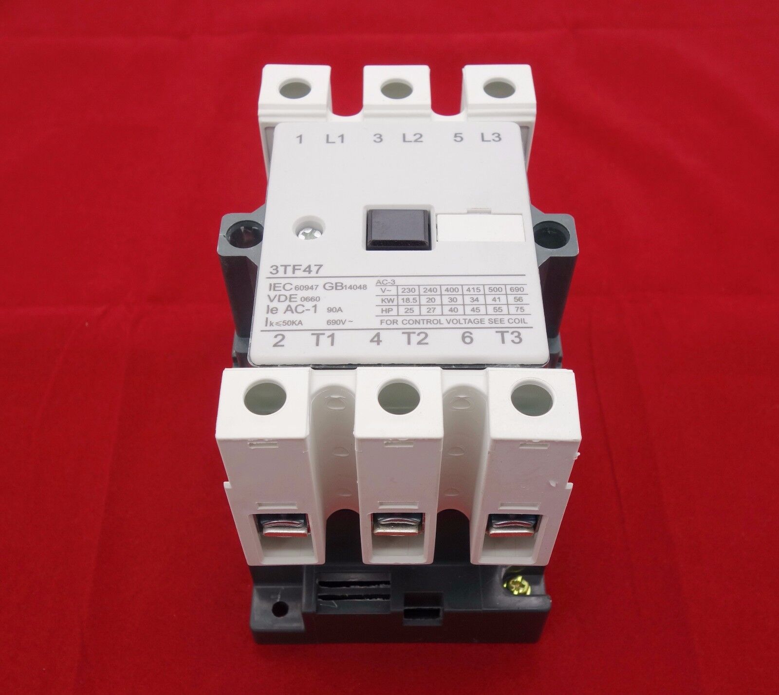1pc New FITS 3TF47 22 AC CONTACTOR 70A COIL 110V AC 50/60HZ