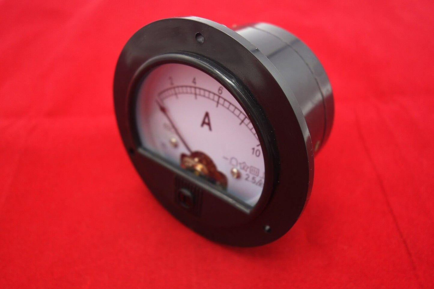 DC 0-10A Round Analog Ammeter Panel AMP Current Meter Dia. 90mm Direct Connect