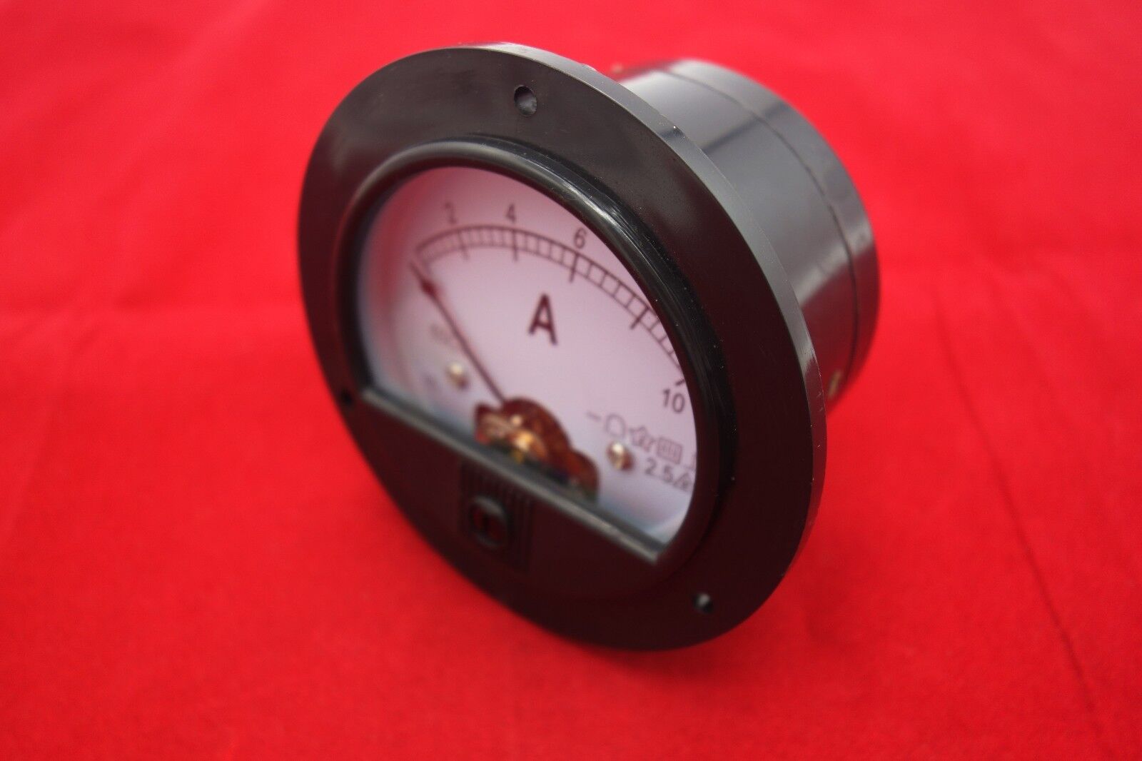 DC 0-10A Round Analog Ammeter Panel AMP Current Meter Dia. 90mm Direct Connect