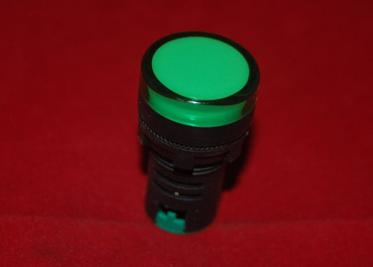 10PCS Pilot light Green Led Lamp 22mm Screw Terminal AC110V  AD16-22D/S