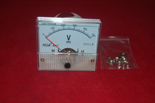 DC 0-500V Analog 85C1 Voltage Analogue Panel meter Directly connnected