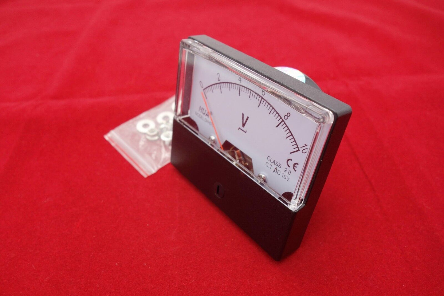 AC 0- 10V Analog Voltmeter Analogue Voltage Panel Meter 60*70MM directly Connect