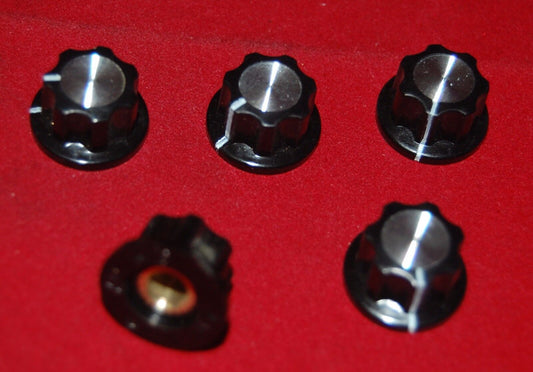 10PCS Dia.6mm Hole Plastic Shell Potentiometer Rotary Knobs Grip 12.7mm Height