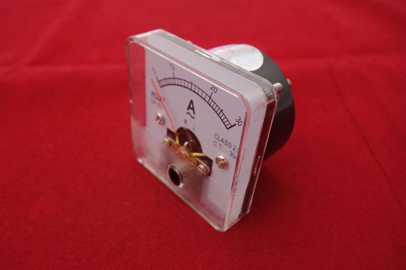AC 30A Analog Ammeter Panel AMP Current Meter 50*50mm 0-30A directly Connect