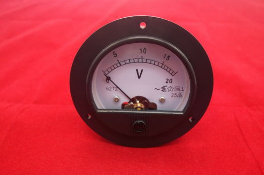AC 0-20V Round Analog Voltmeter Voltage Panel Meter Dia. 90mm directly Connect