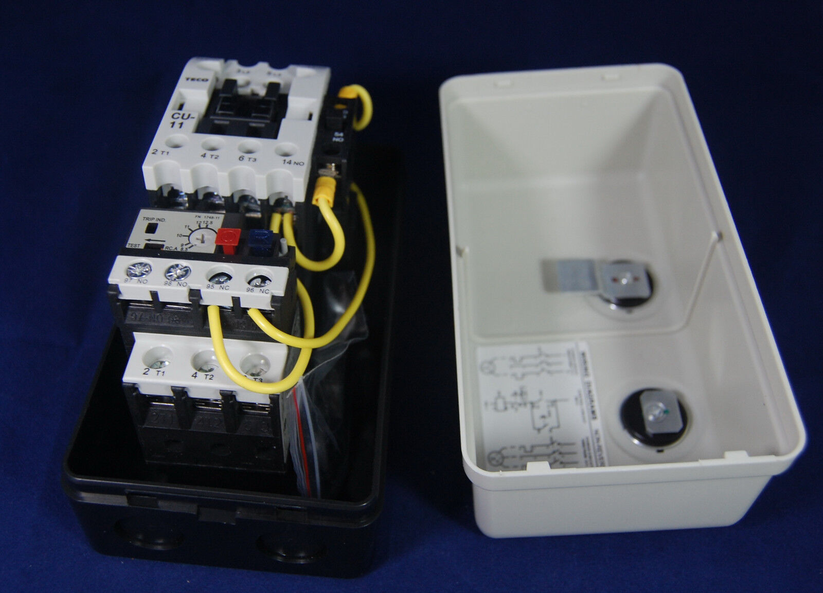 AC 380V Coil 8.5-12.5A 3 Phase Control Motor Magnetic Starter HUEB-11K