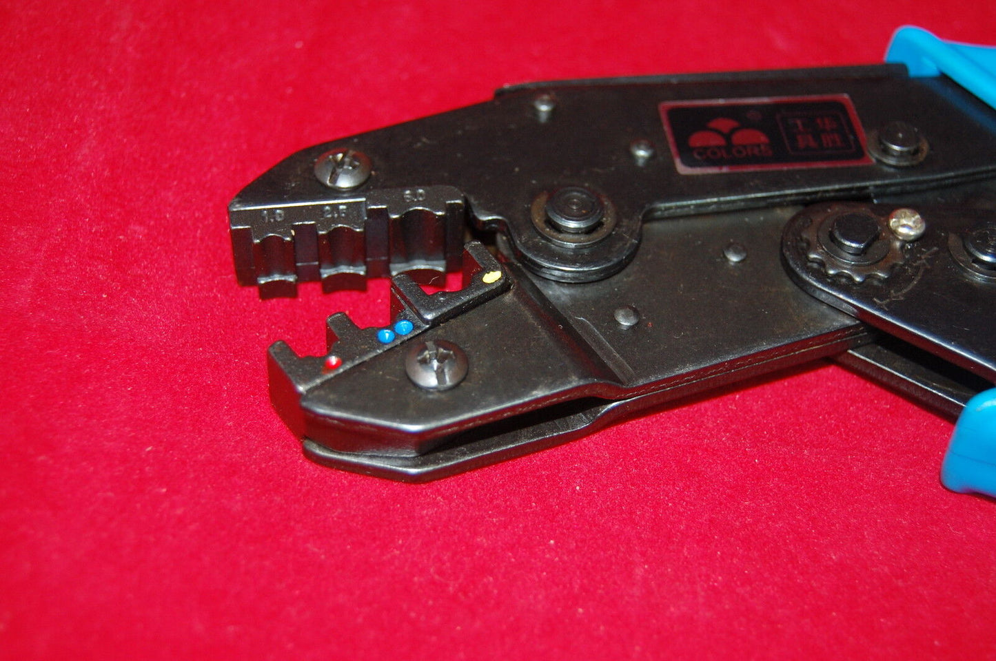 1PC RATCHET CRIMPING CRIMP PRESS PLIERS For Insulated Terminals AWG 20-10