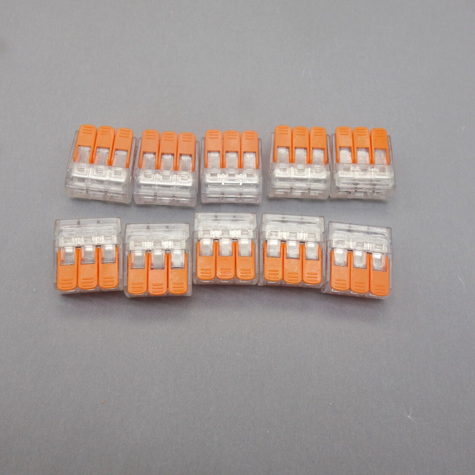 10PCS Transparent PUSH IN QUICK CONNECTOR terminal block 32A 2 3 4 5P 0.75-2.5MM