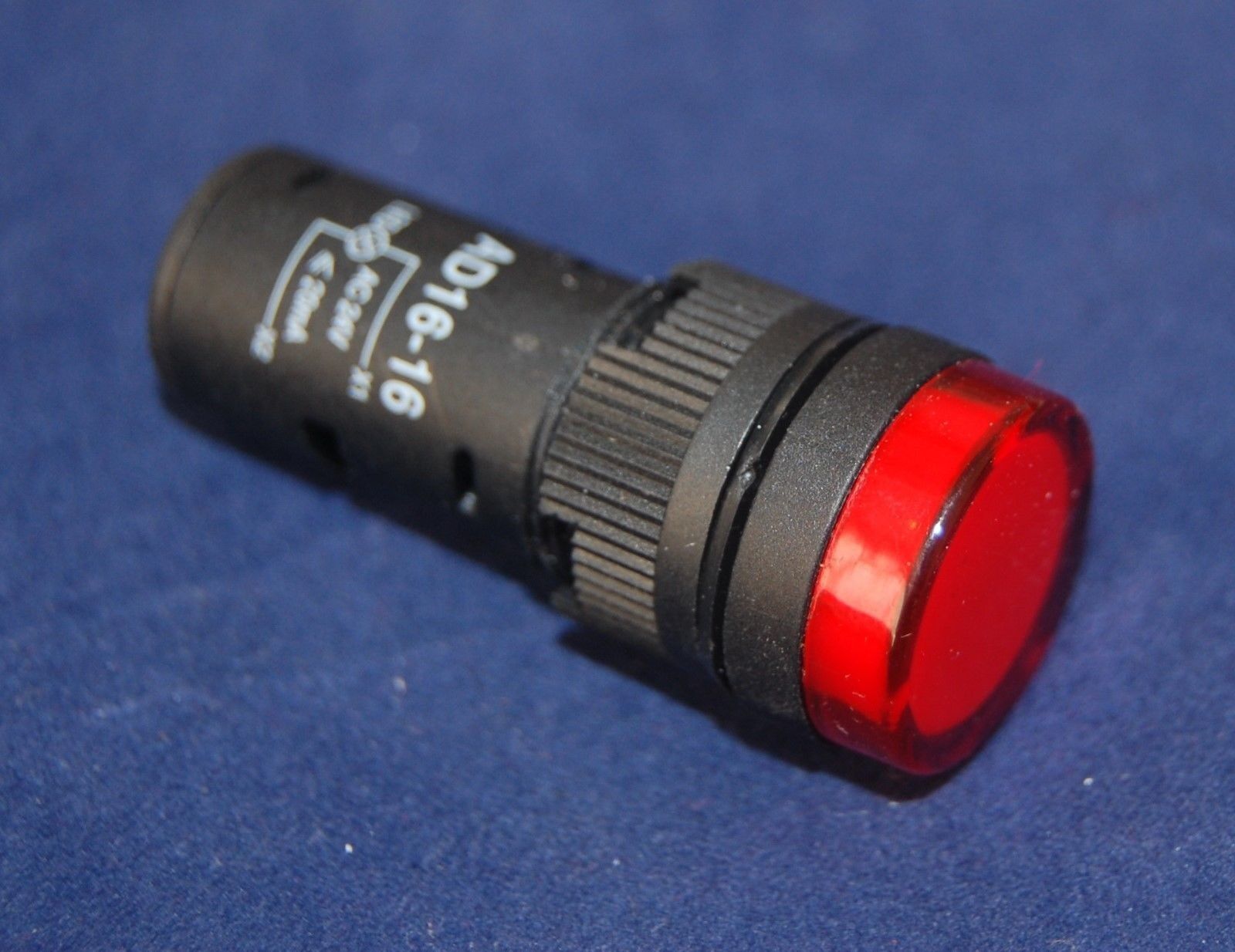 2PCS Pilot light RED Led Lamp 16mm Screw Terminal  12V AC/DC