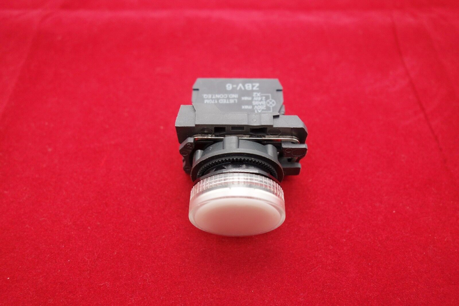 1PC 22MM XB5 White Color Pilot light LED FITS XB5 AVM1 220V AC