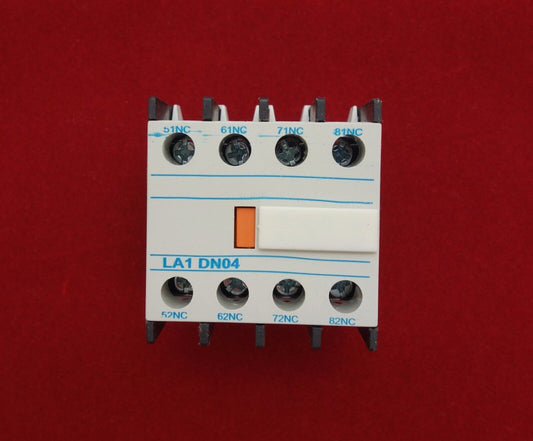 1PC Auxiliary Contact Block Fits LA1-DN04 4NC