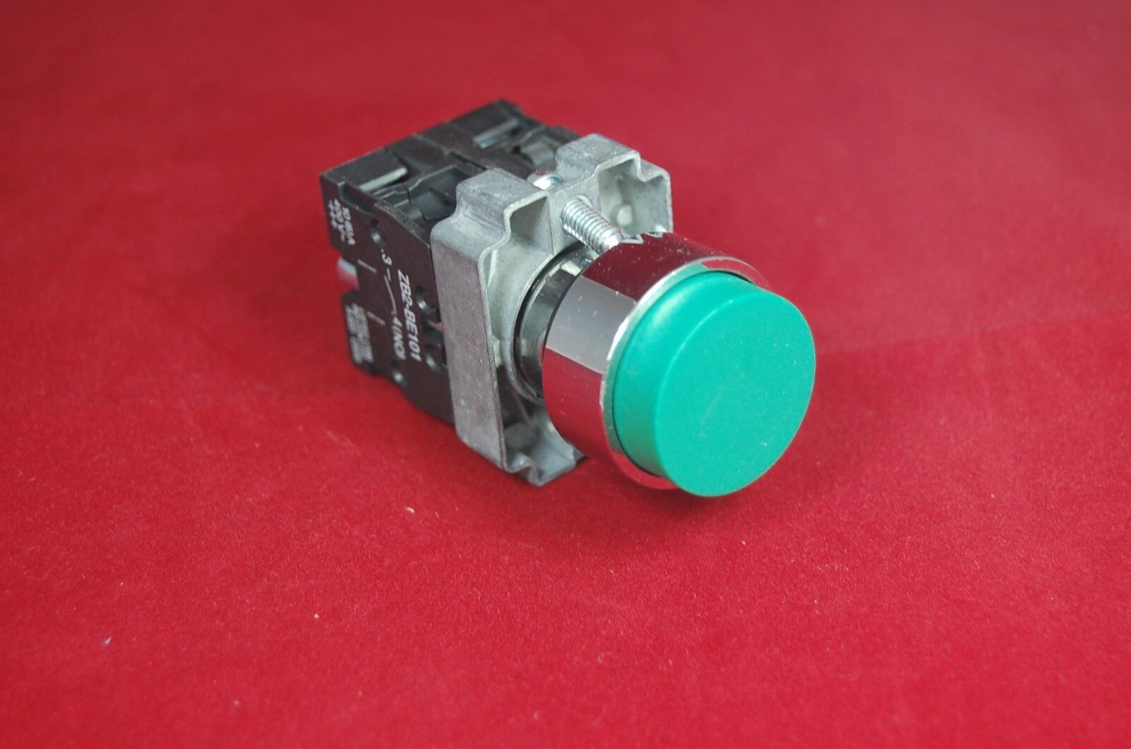 1PC 22MM PUSHBUTTON SWITCH FITS XB2BL35C GREEN 1NC/1NO Projecting push