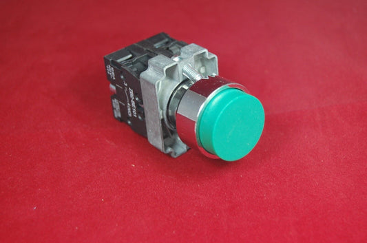 1PC 22MM PUSHBUTTON SWITCH FITS XB2BL35C GREEN 1NC/1NO Projecting push