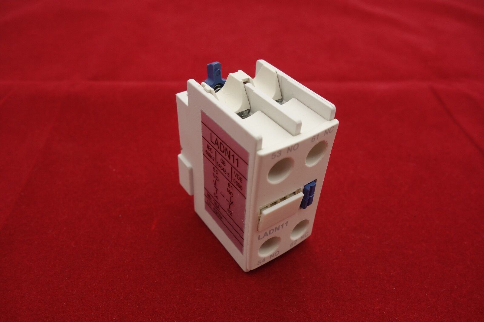 1PC Auxiliary Contact Block Fits LADN11 1NO/1N Use for LC1D NEW TYPE CONTACTOR
