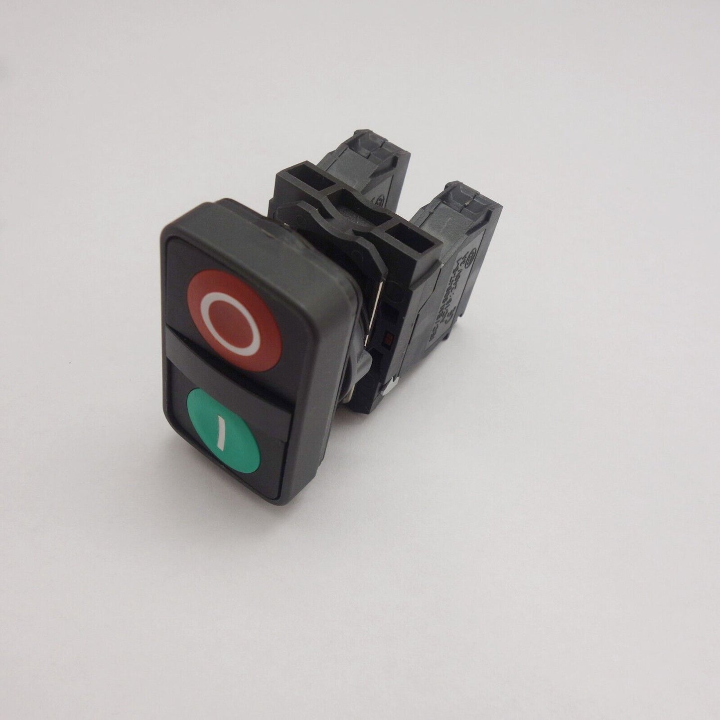 1pc Double-headed pushbutton switch Fits XB5AA73415 two flush Green Red 1NO/NC
