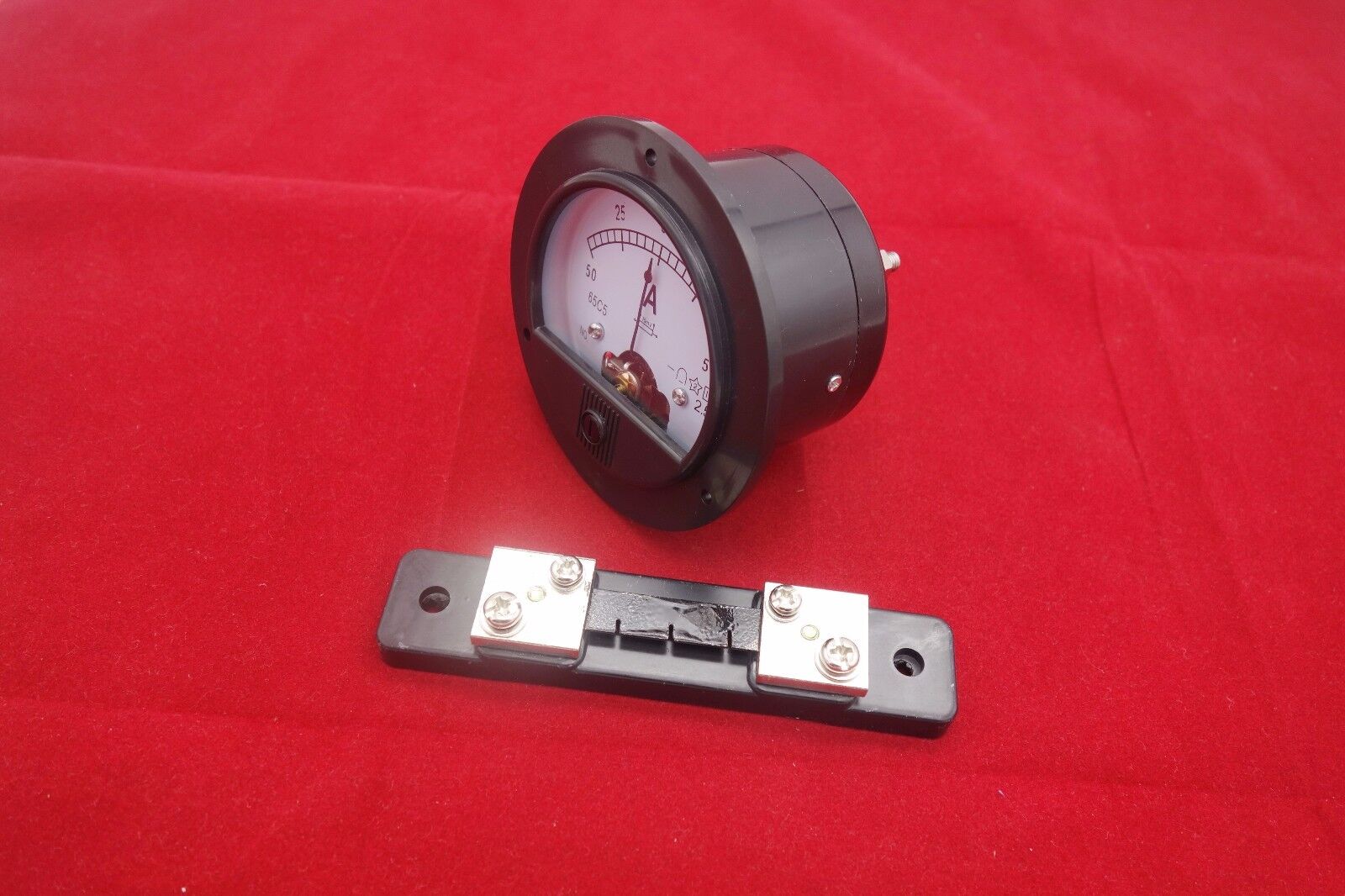 DC Minus Zero Plus -50A-+50A Analog Dia.90mm Analogue Ammeter AMP Panel meter