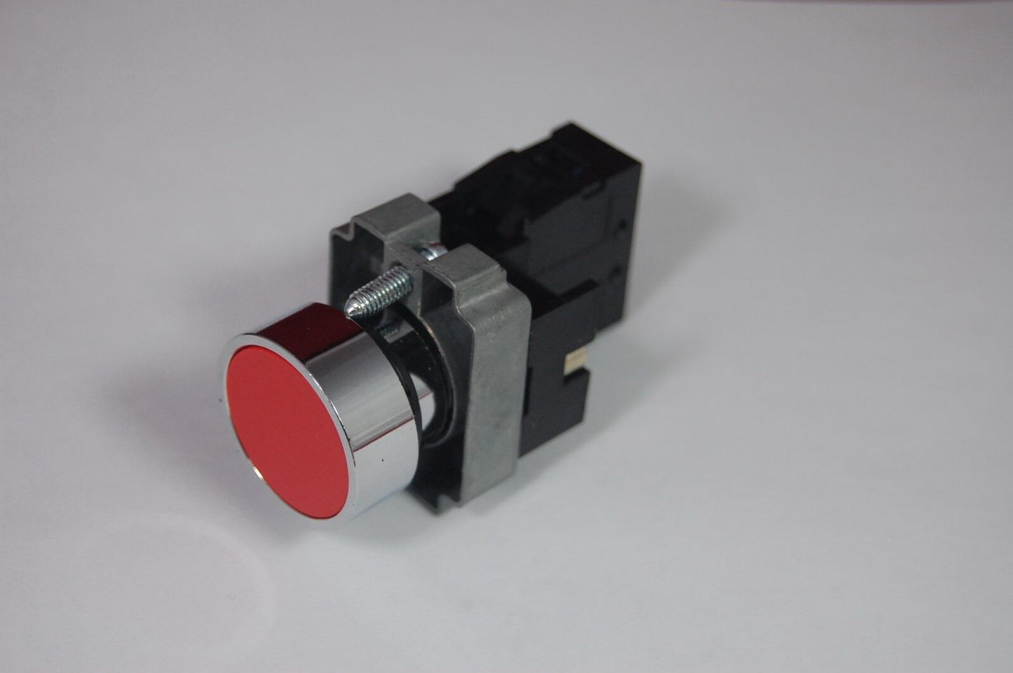 1PCS FITS XB2 BA Series Maintained Latching 22MM RED PUSH BUTTON Switch NC