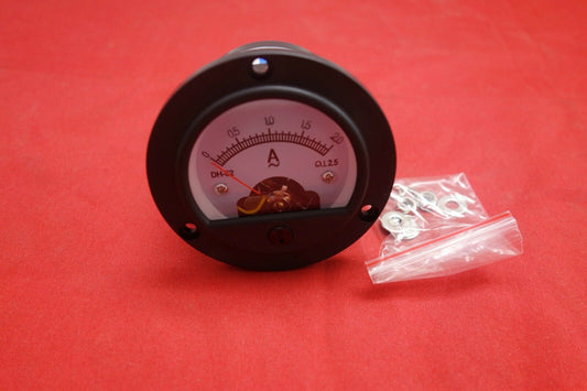 1pc AC 0-2A Round Analog Ammeter Panel AMP Current Meter Dia. 66.4mm DH52