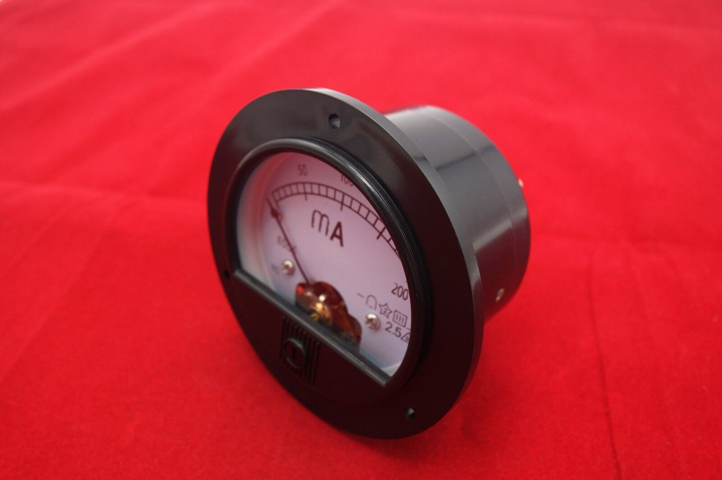 DC 0-200mA Round Analog Ammeter Panel AMP Current Meter Dia. 90mm Direct Connect