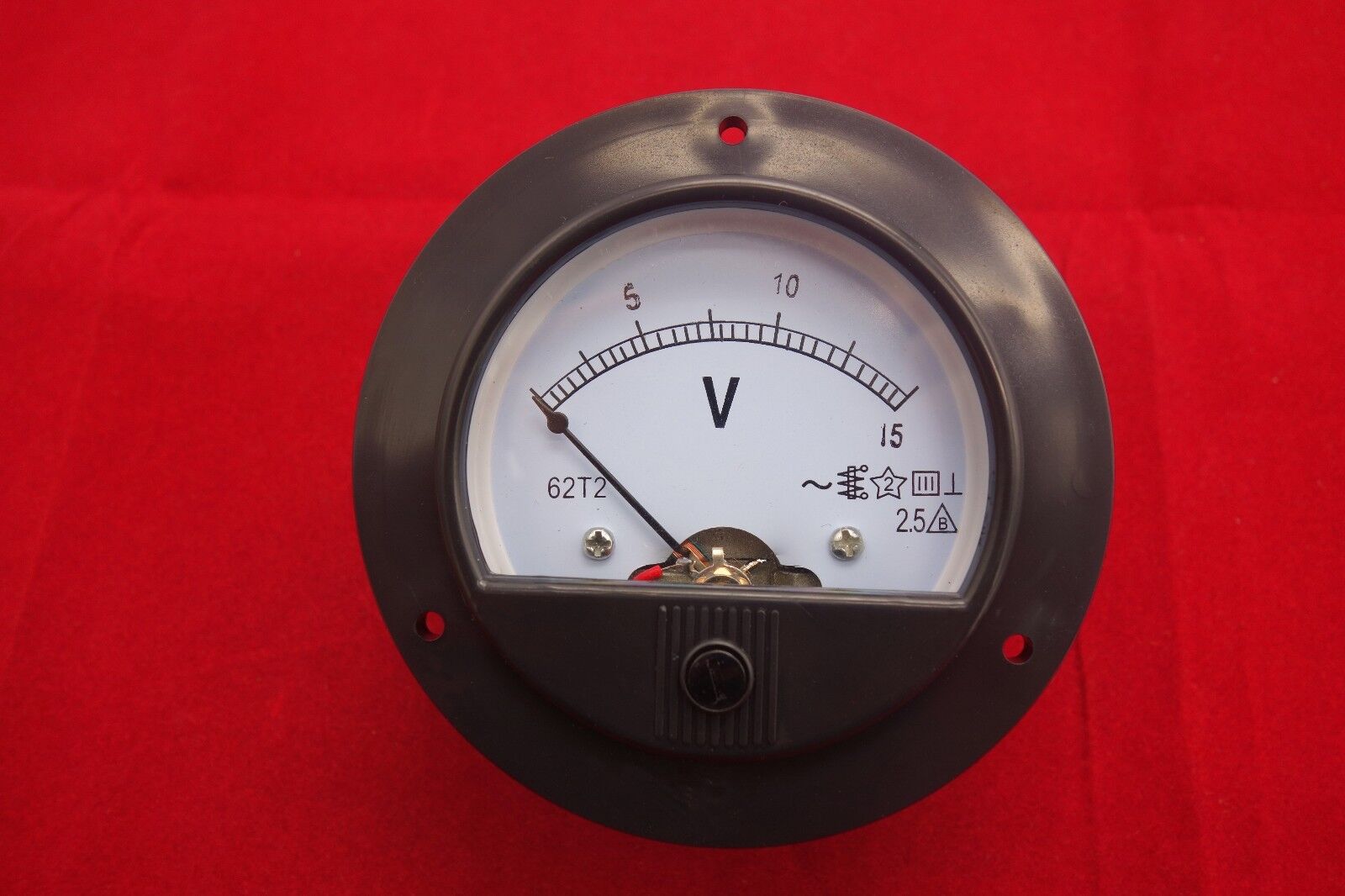 AC 0-15V Round Analog Voltmeter Voltage Panel Meter  Dia. 90mm directly Connect