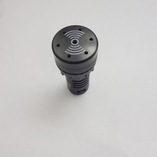 1pc  22mm Intermittent Black Buzzer 12V DC/AC 10CM/80DB AD16-22MK Screw Terminal