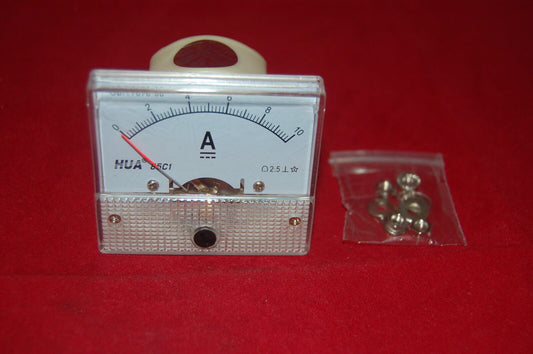 DC 10A Analog Ammeter Panel Current Meter 85C1 0-10A DC directly Connect
