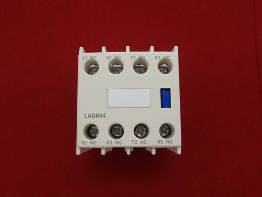1PC Auxiliary Contact Block Fits LADN04 4NC USE FOR LC1D NEW TYPE CONTACTOR