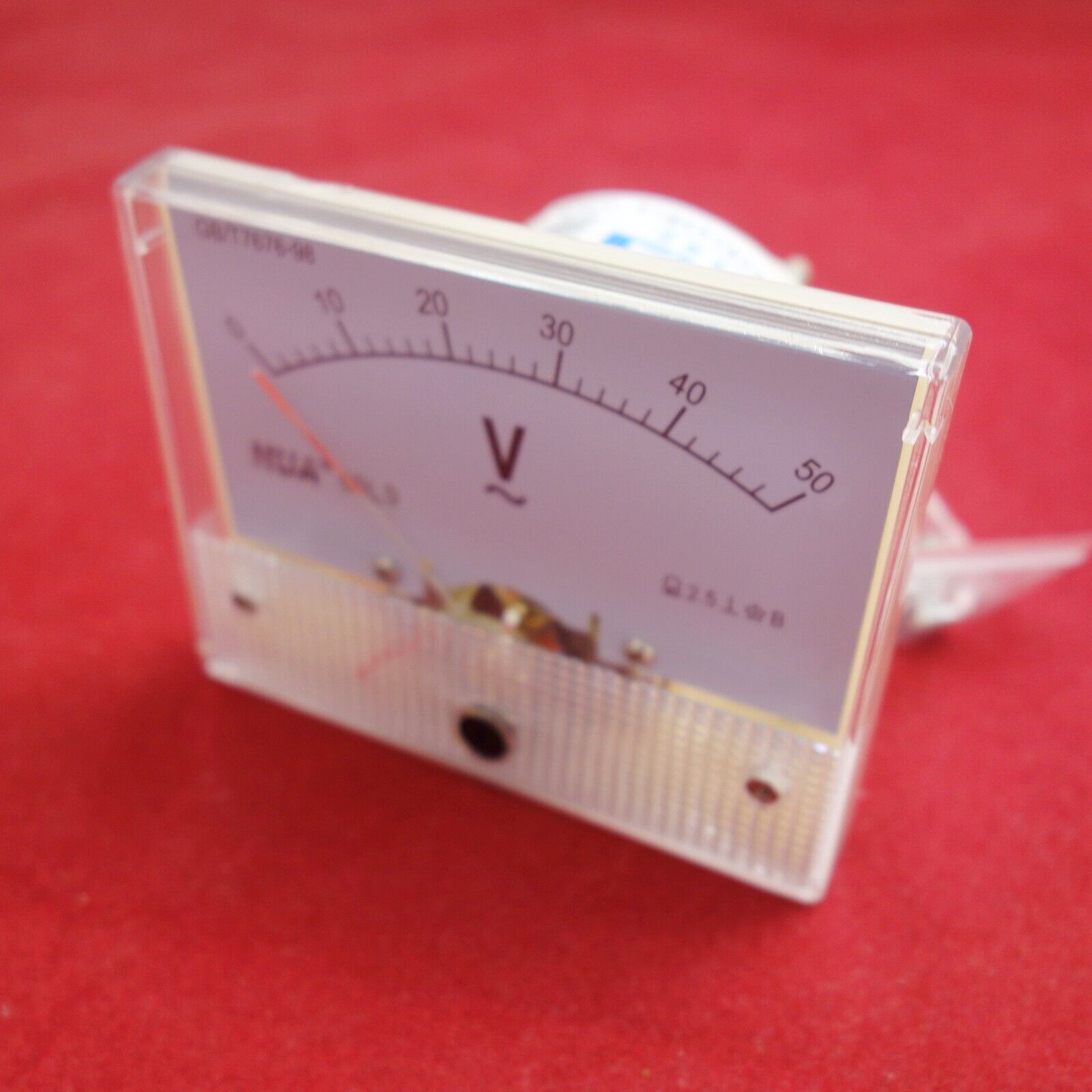 1PC AC 0-50V Analog VOLTMETER Voltage Meter 50V 65*80MM 69L9 direct connect