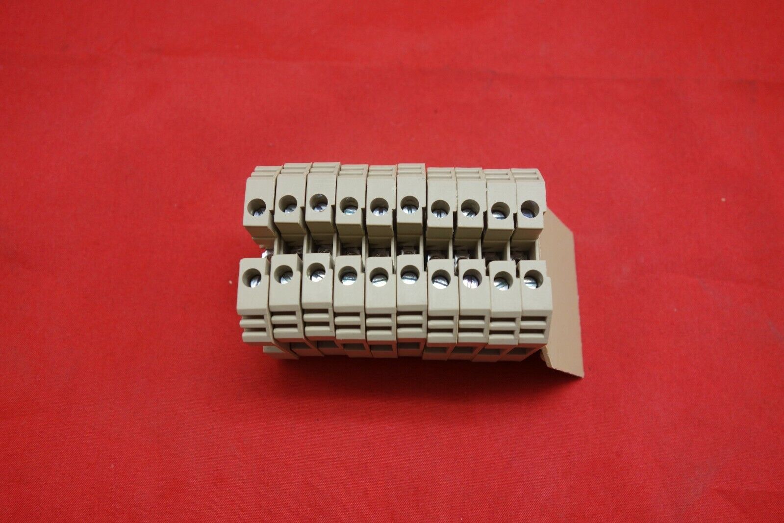 10PCS SAK/JXB 2.5EN Din Rail NS35 Type Combined Terminal block with one cover