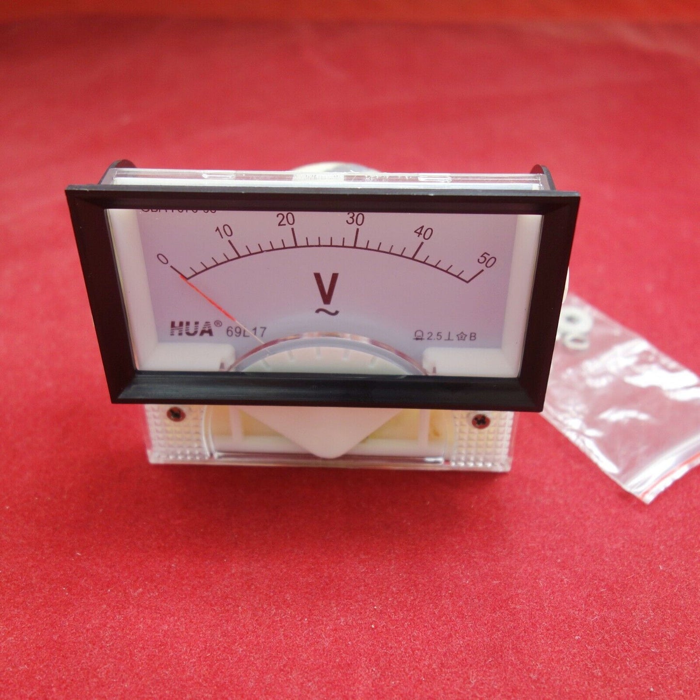 1PC AC 0-50V Analog VOLTMETER Voltage Meter 69L17 69L9 direct connect