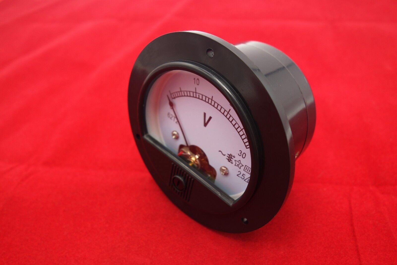 AC 0-30V Round Analog Voltmeter Voltage Panel Meter Dia. 90mm directly Connect