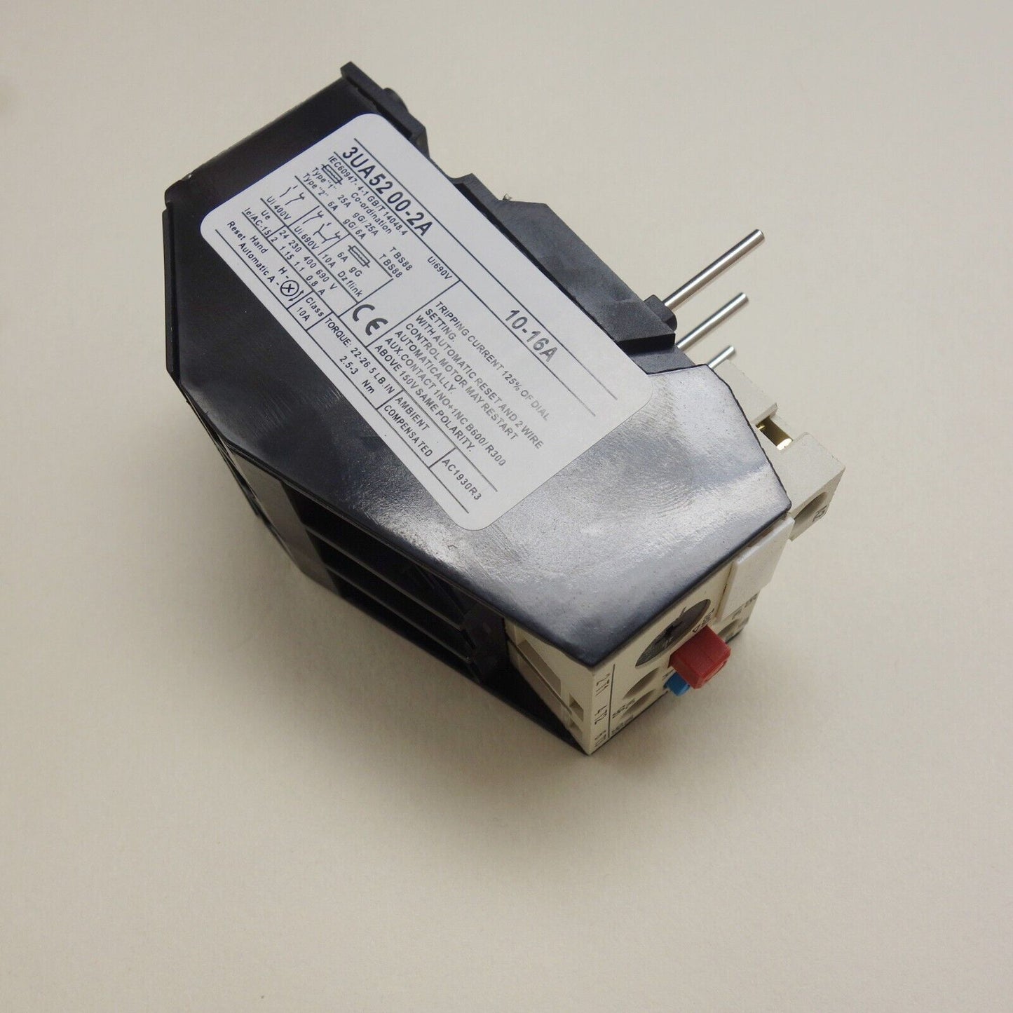 1PC NEW IN BOX FITS 3UA52 00 0E-2C THERMAL OVERLOAD Relay Replacement 0.25-25A