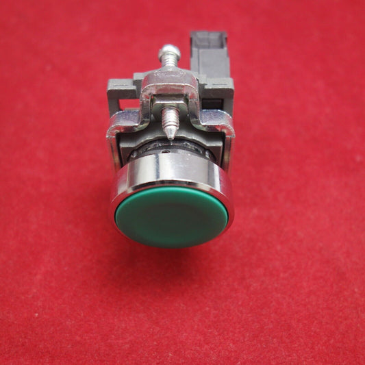 1PC 22MM FLUSH Metal PUSHBUTTON SWITCH FITS GREEN XB4-BA31  1N/O Momentary