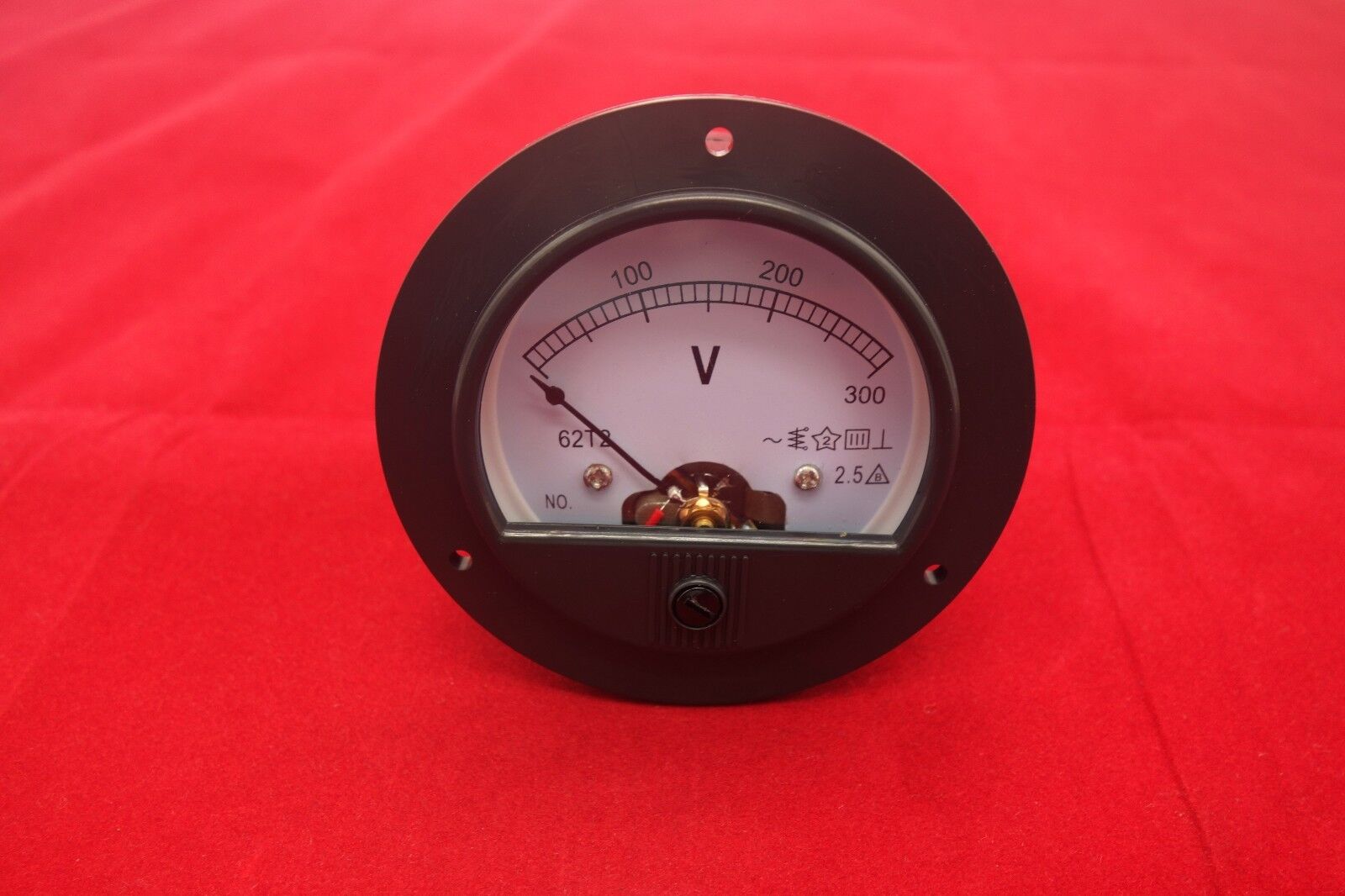AC 0-300V Round Analog Voltmeter Voltage Panel Meter Dia. 90mm  directly Connect