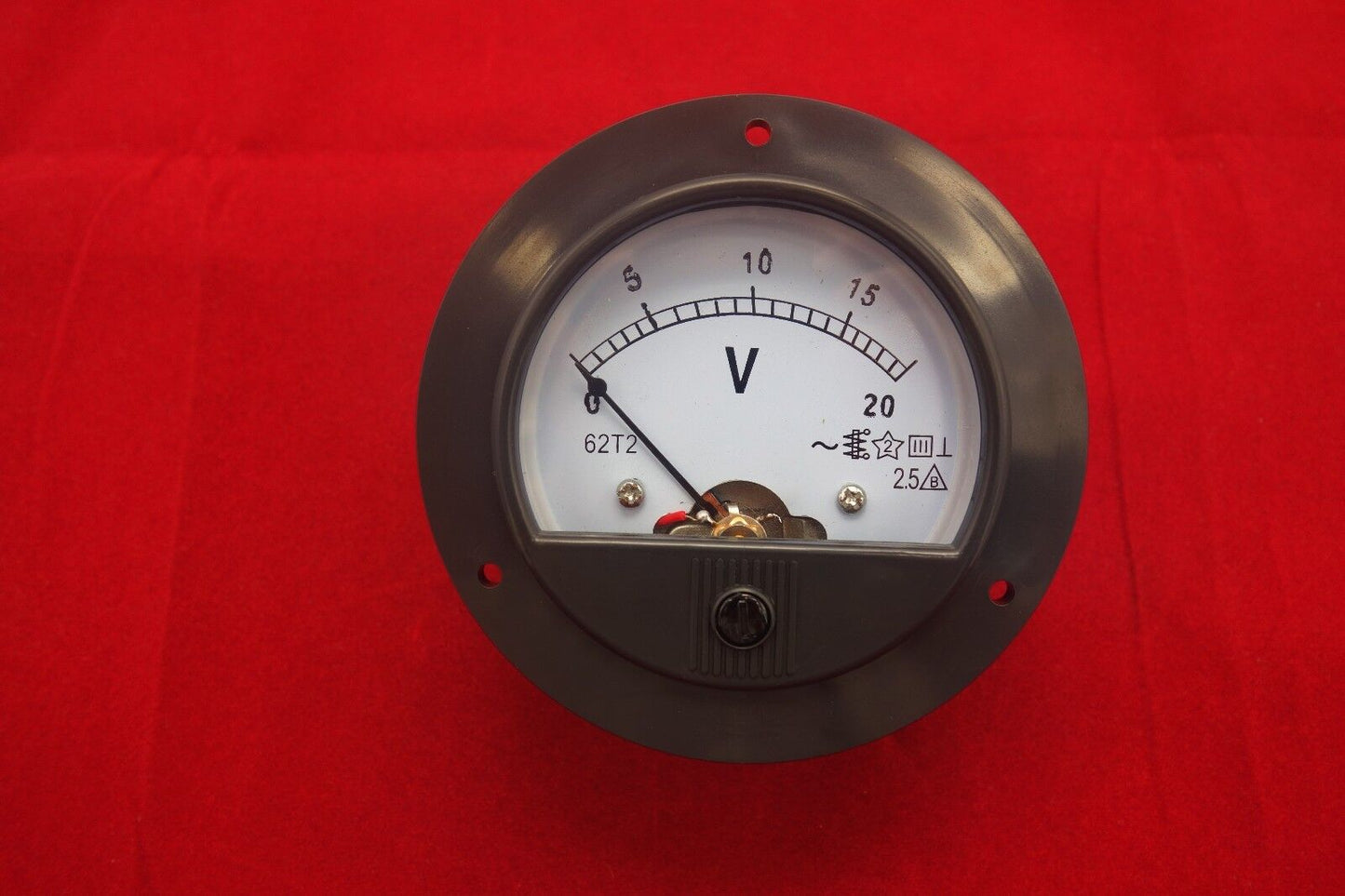 AC 0-20V Round Analog Voltmeter Voltage Panel Meter Dia. 90mm directly Connect